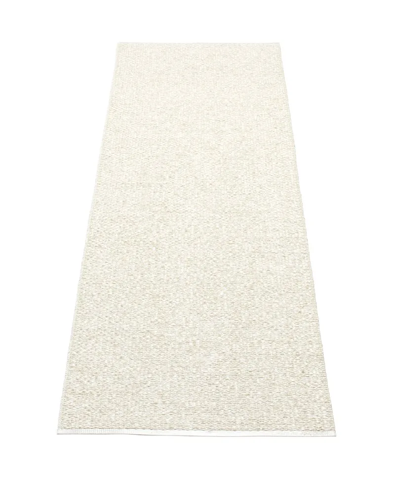 Svea gångmatta vanilla/beige metallic, 70x160 cm Pappelina