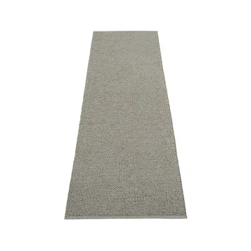 Svea gångmatta - warm grey/granit metallic, 70x160 cm - Pappelina
