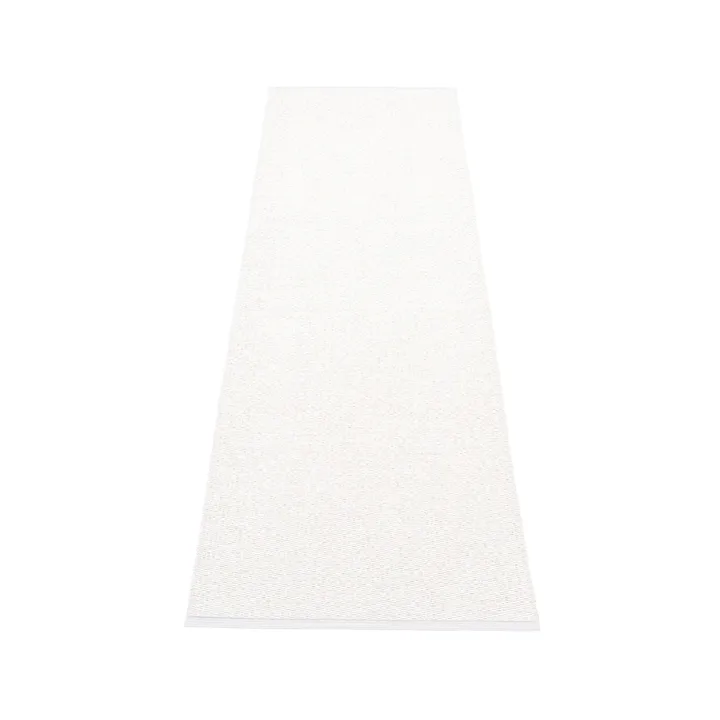Svea gångmatta white metallic/white - 70x240 cm - Pappelina