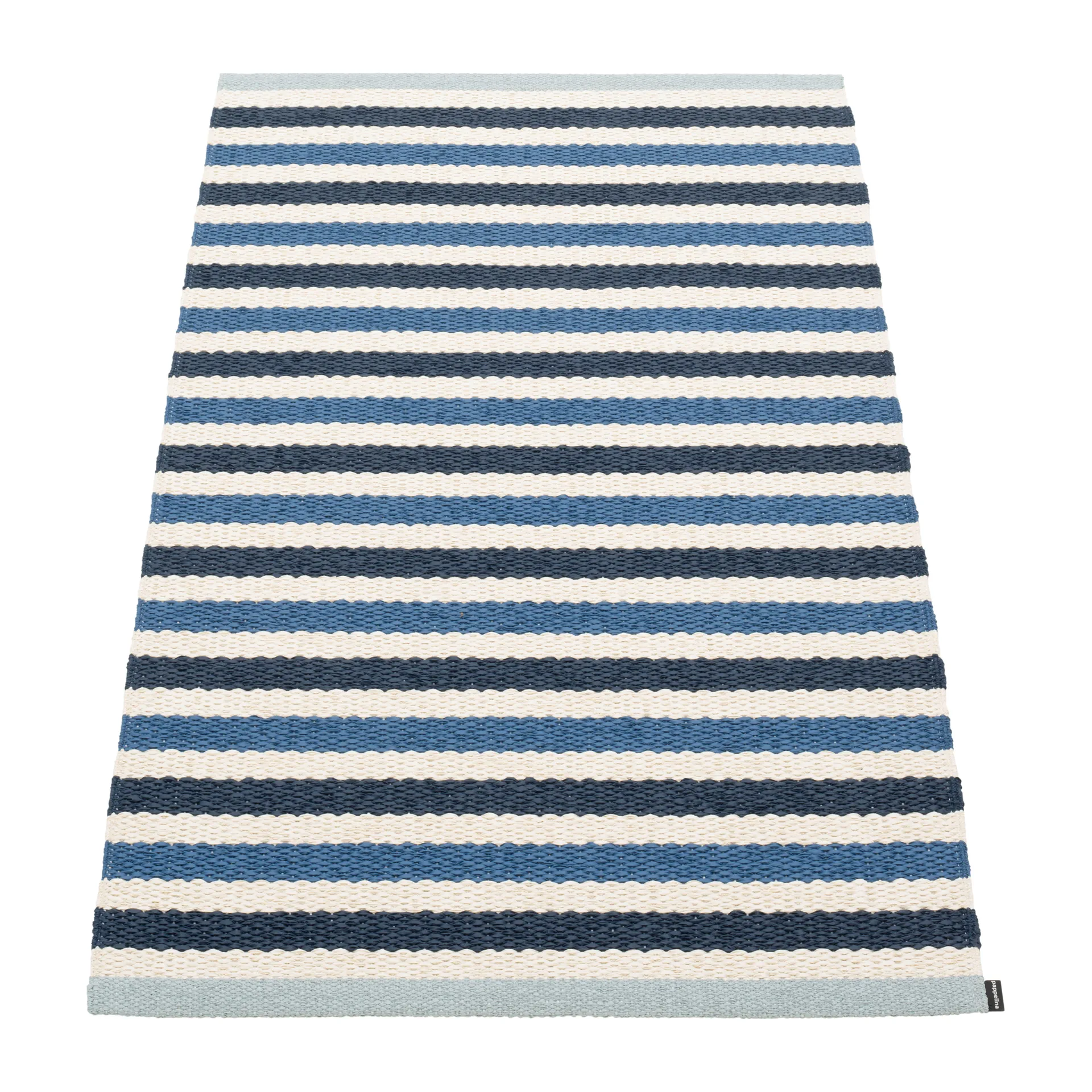 Teo gångmatta, Denim-dark blue, 70x120 cm Pappelina