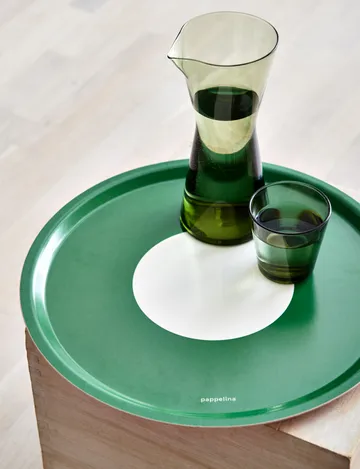 Vera bricka Ø38 cm - Dark green - Pappelina