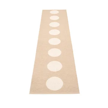 Vera gångmatta - beige/vanilla, 70x300 cm - Pappelina