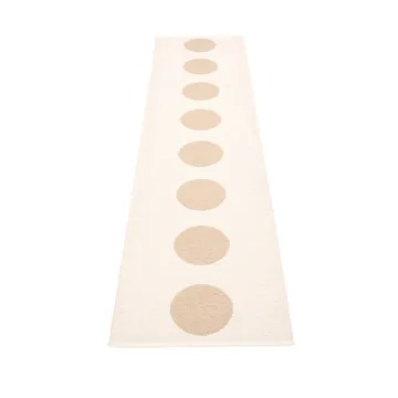 Vera gångmatta - beige/vanilla, 70x375 cm - Pappelina