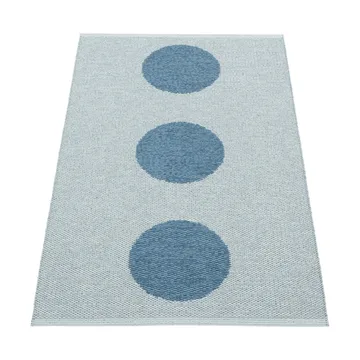 Vera Pop matta - Blue-blue fog 120x70 cm - Pappelina