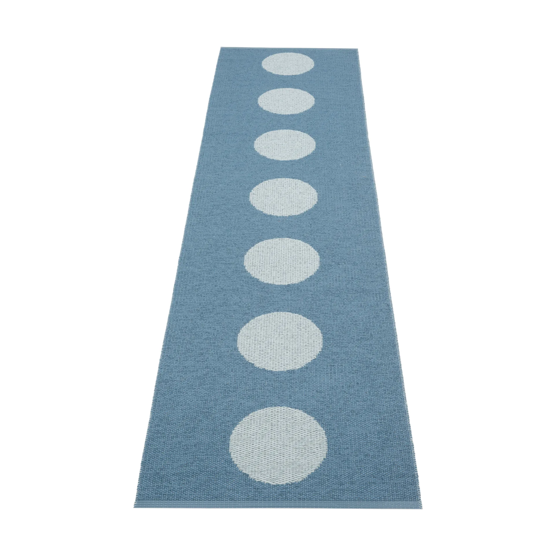 Vera Pop matta, Blue-blue fog 280x70 cm Pappelina