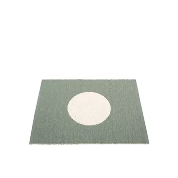 Vera small one matta - army/vanilla, 70x90 cm - Pappelina