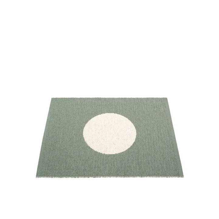 Vera small one matta - army/vanilla, 70x90 cm - Pappelina