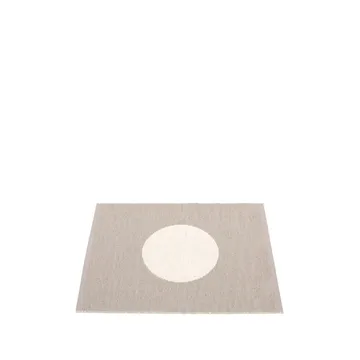 Vera small one matta mud/vanilla - 70x90 cm - Pappelina