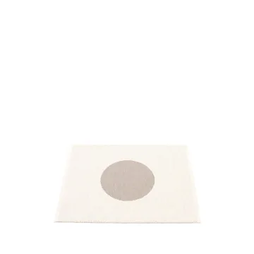 Vera small one matta mud/vanilla - 70x90 cm - Pappelina