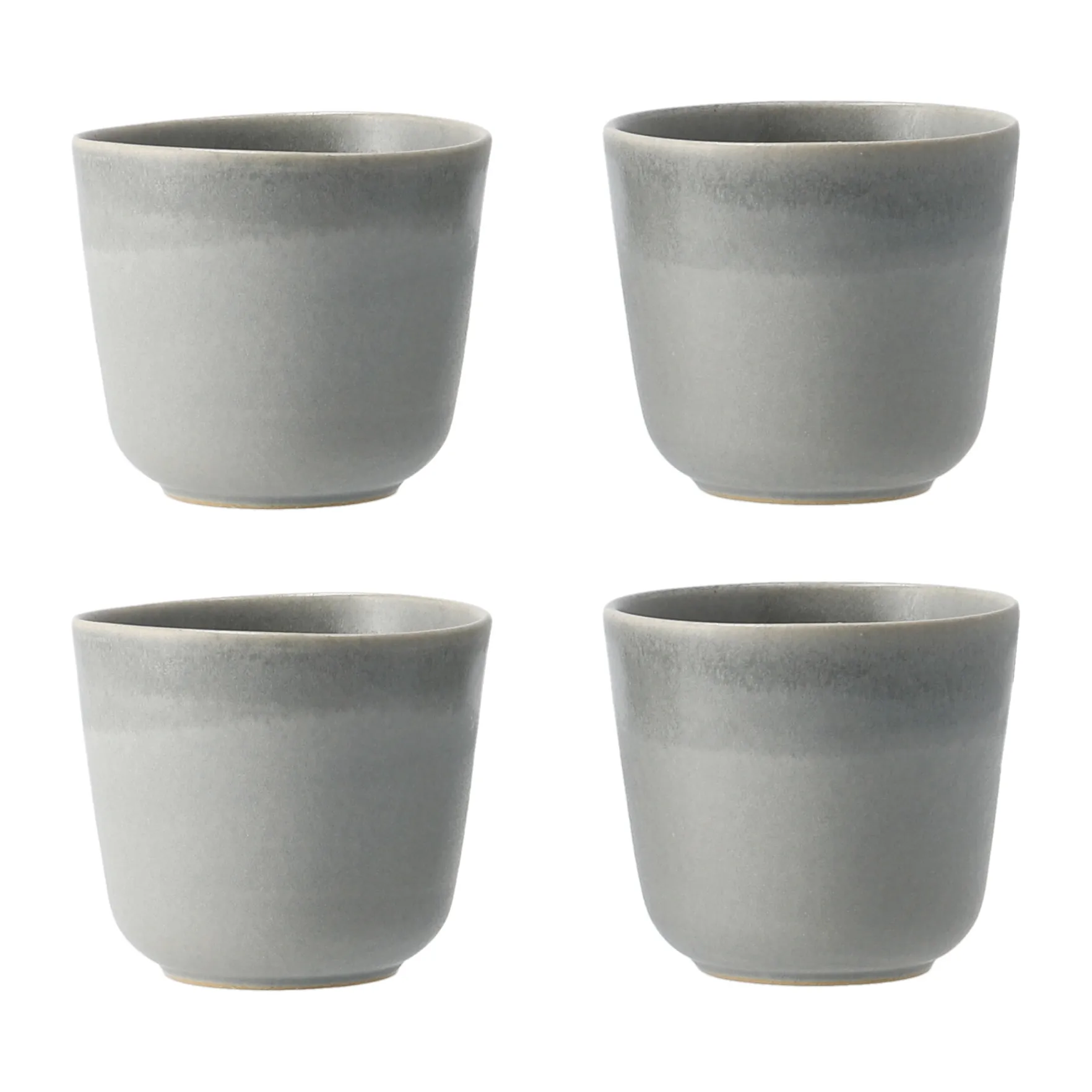 Morgon Grå kopp 4-pack, Grå Paradisverkstaden