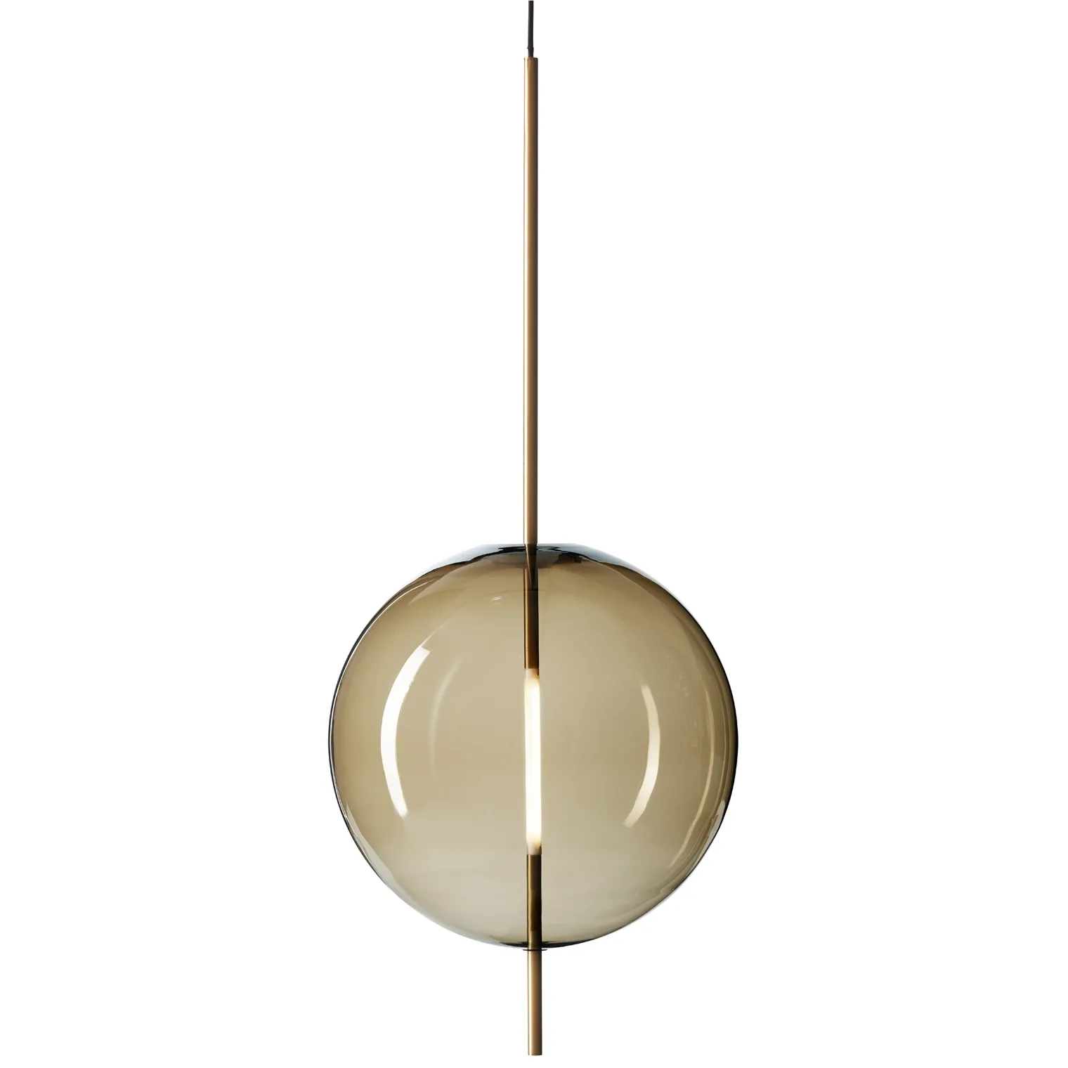 Kandinsky 45 taklampa, Smoked brown Pholc