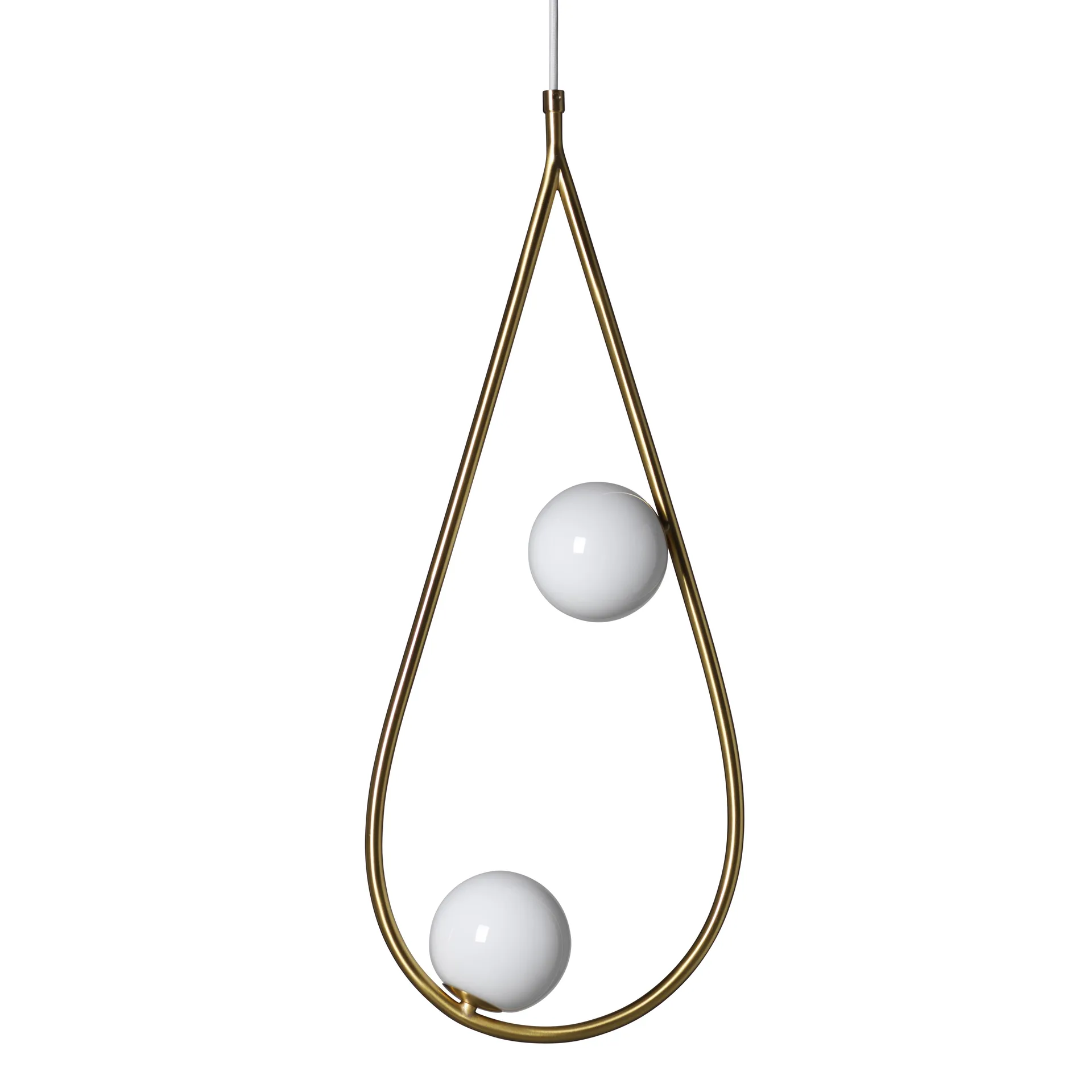 Pearls 65 taklampa, mässing Pholc