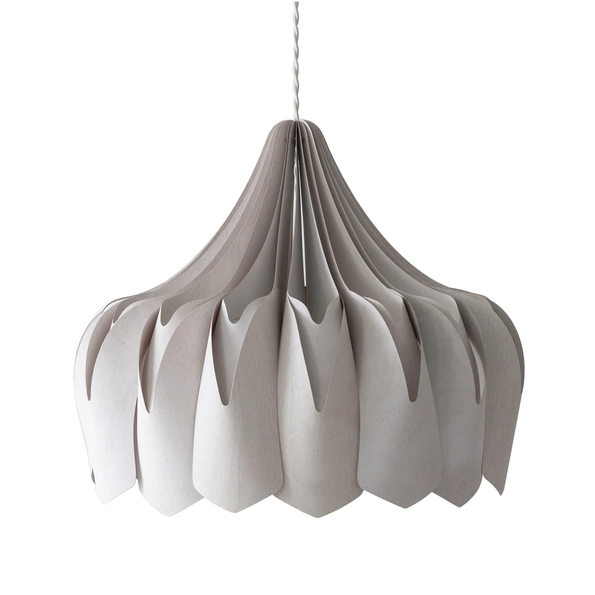 Pioni pendel L Ø52 cm, Vit Pilke
