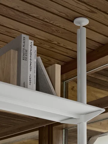 Pira G2 hyllsystem F C B White/Oak 248-255 cm - Pira