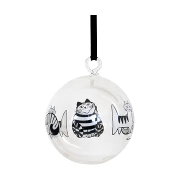 Lisa Larson katter julgranskula - White-black - Pluto Design