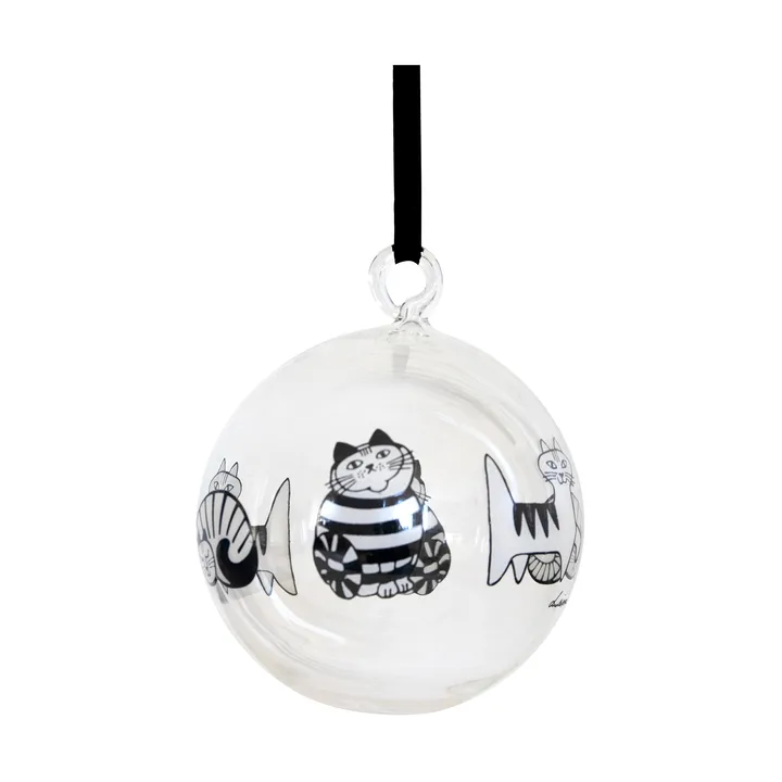 Lisa Larson katter julgranskula - White-black - Pluto Design