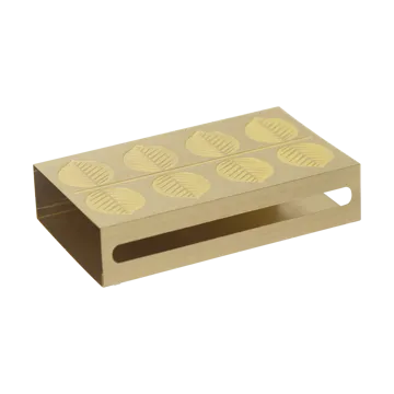 Stig L Berså tändsticksfodral 6,8x12 cm - Guld - Pluto Design