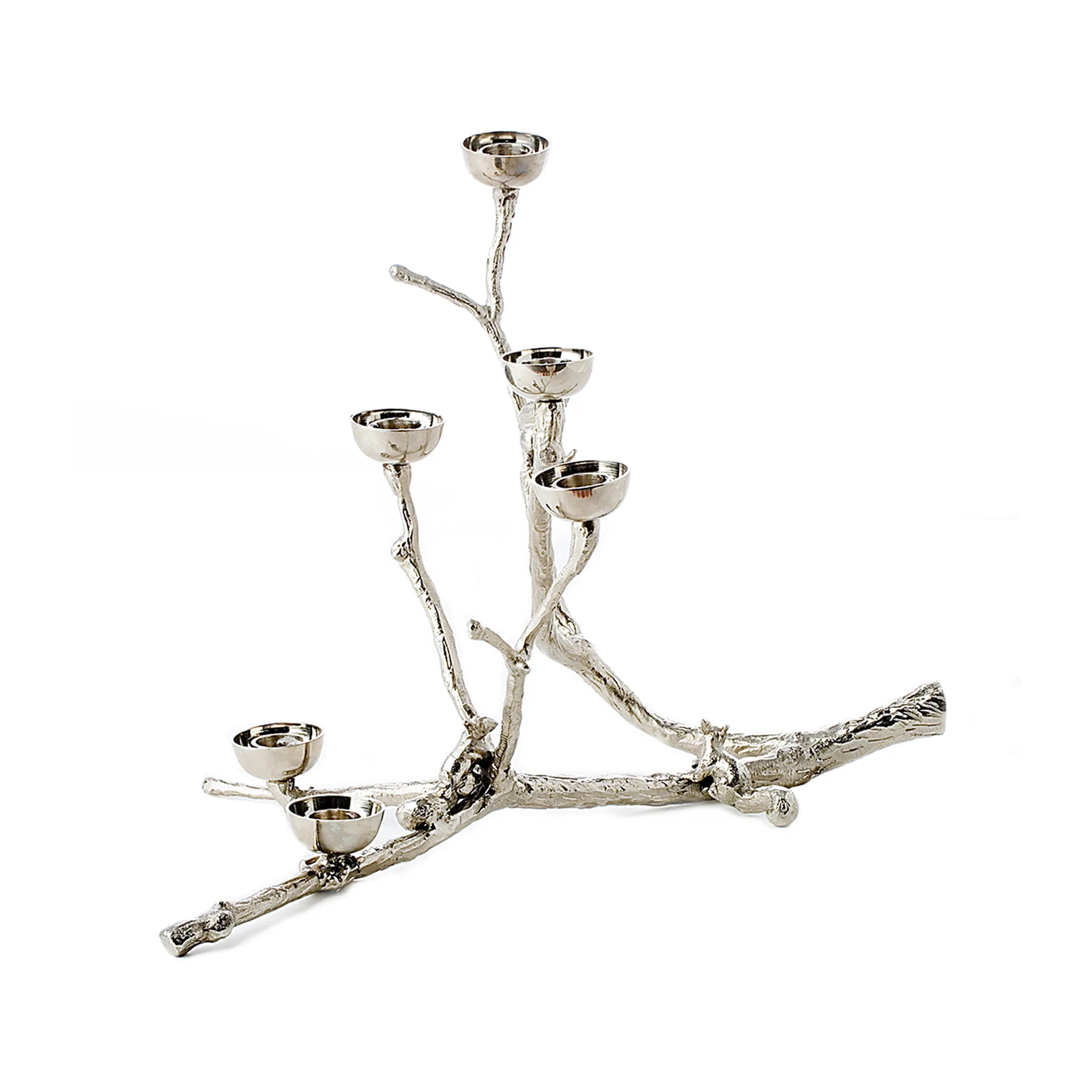 Twiggy ekorre ljusstake 30 cm, Silver POLSPOTTEN