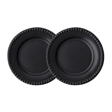 Daria desserttallrik Ø22 cm 2-pack - Ink black - PotteryJo