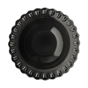 Tulipa djup tallrik small Ø17 cm 2-pack - Almost black - PotteryJo