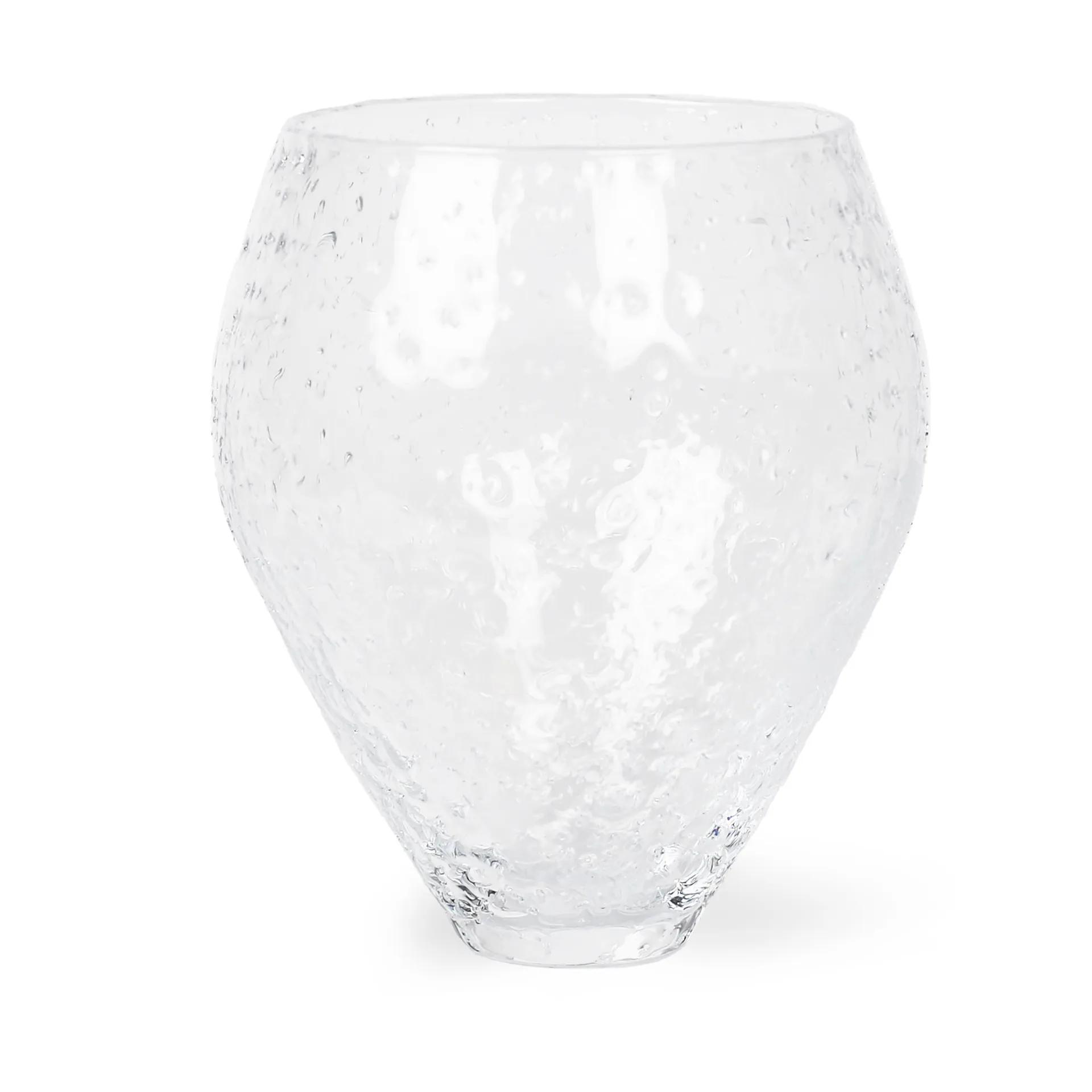 Crushed glasvas medium, Clear Ro Collection