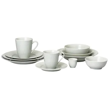 Swedish Grace assiett 17 cm 6-pack Dimma (grå) - Rörstrand