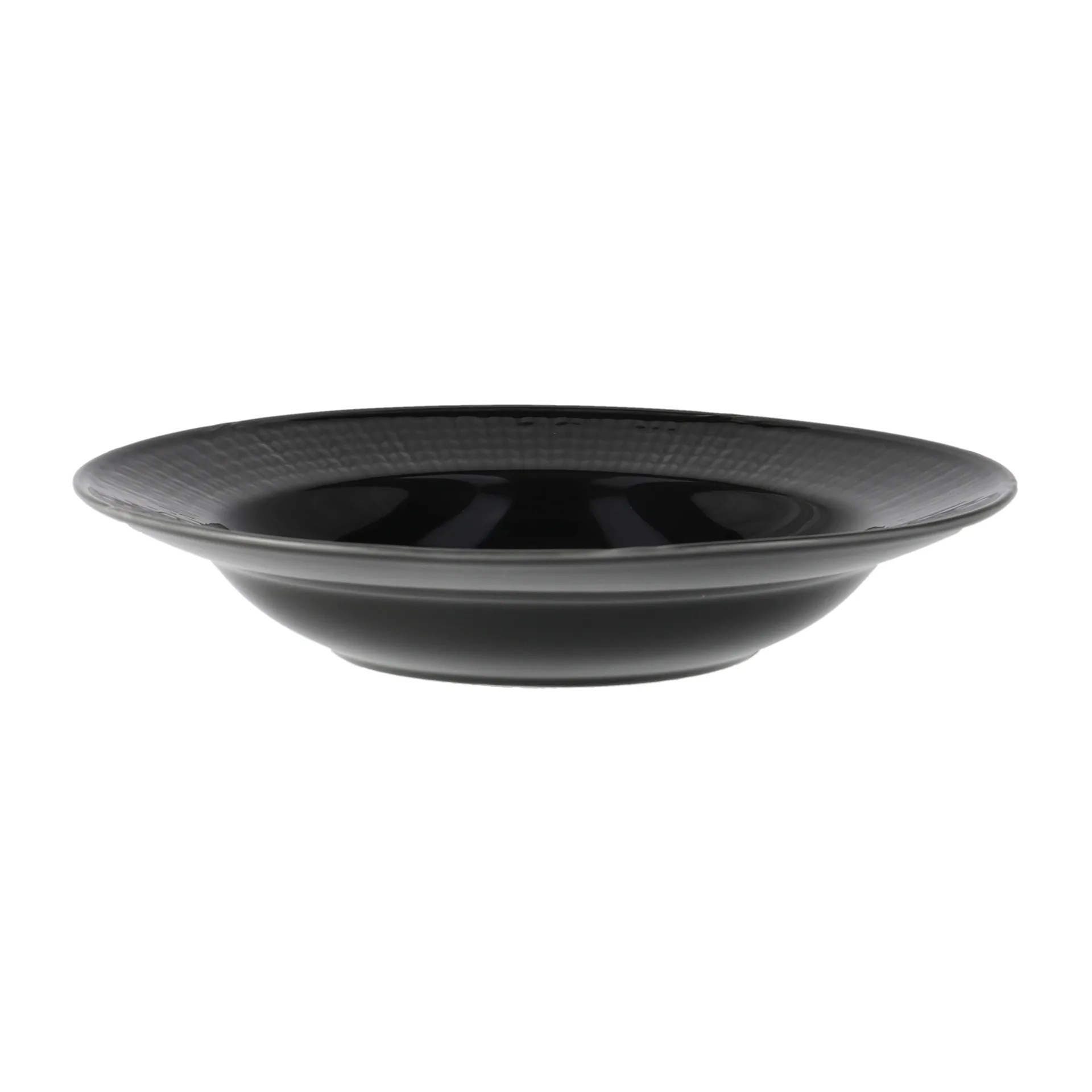 Swedish Grace djup tallrik Ø25 cm, sten (mörkgrå) Rörstrand