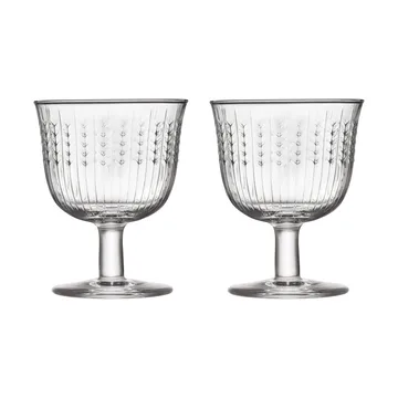 Swedish Grace dricksglas på fot 25 cl 2-pack - Klar - Rörstrand