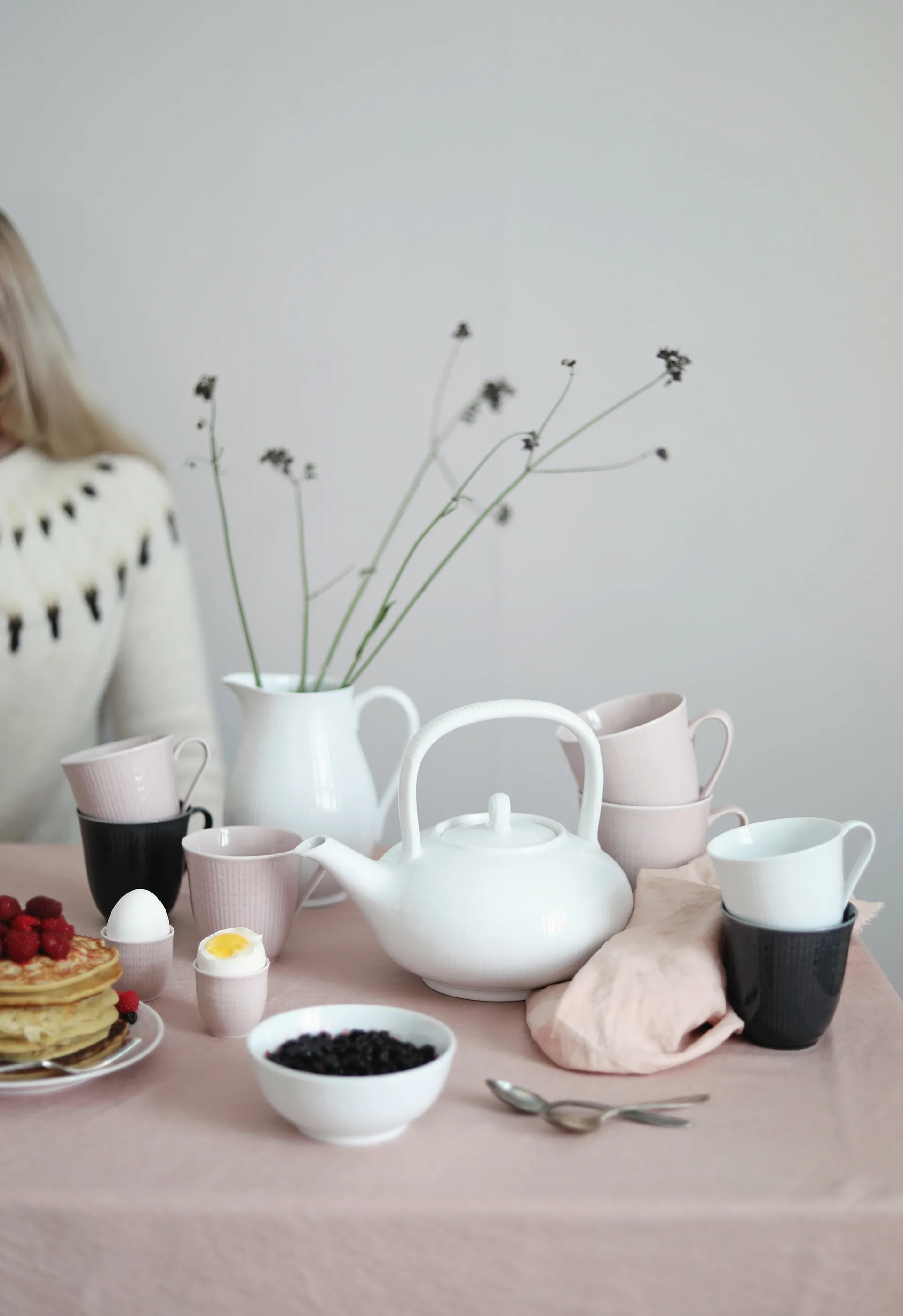 Swedish Grace skål 60 cl, Ros (rosa) Rörstrand