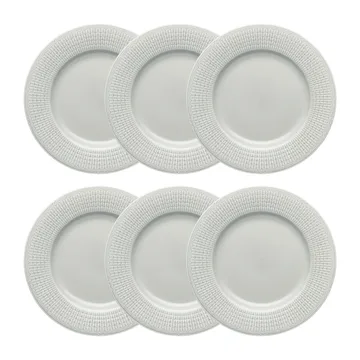 Swedish Grace tallrik Ø24 cm 6-pack Dimma (grå) - Rörstrand