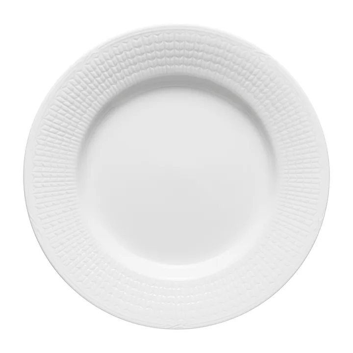 Swedish Grace tallrik Ø24 cm - Snö (vit) - Rörstrand