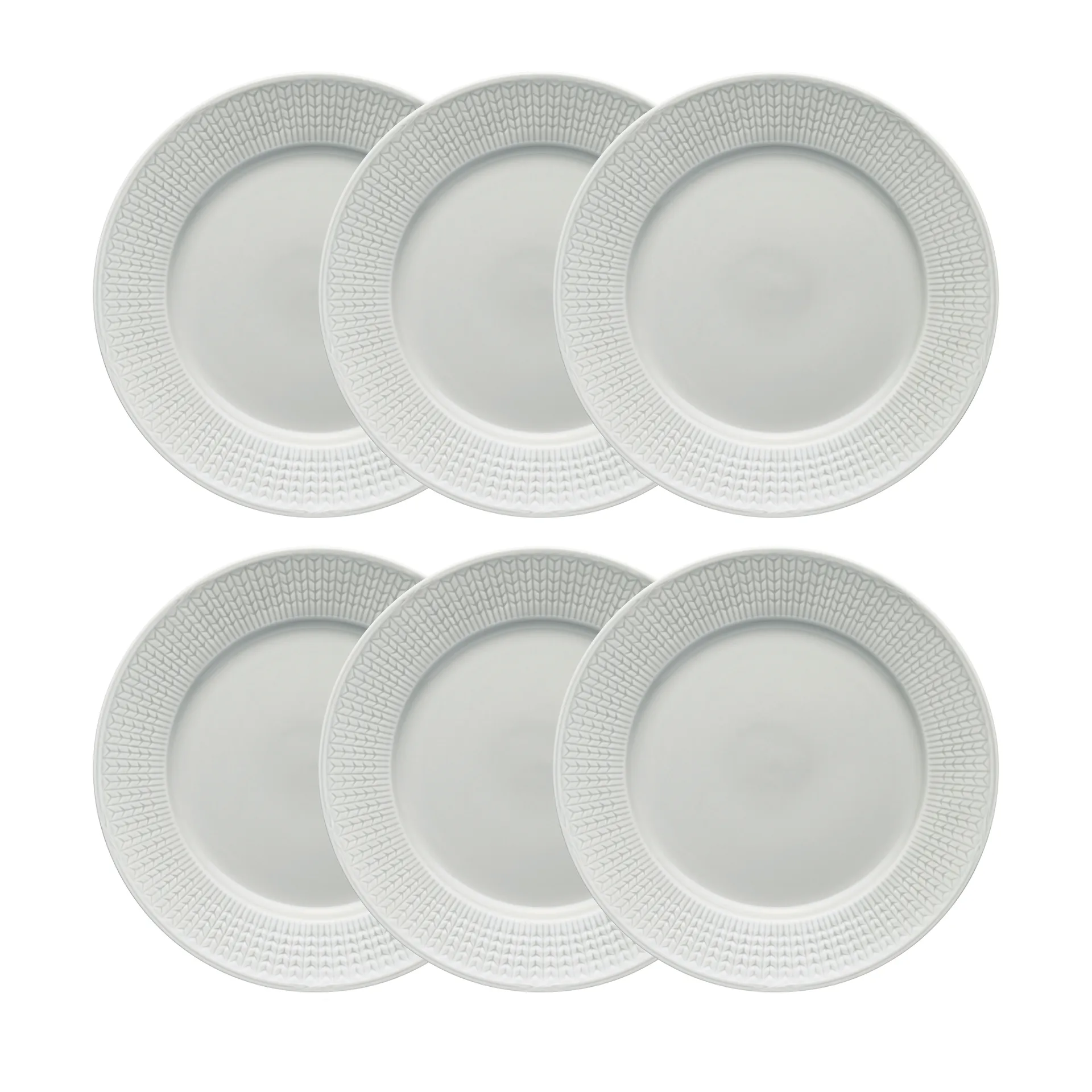 Swedish Grace tallrik 27 cm 6-pack Dimma (grå) Rörstrand