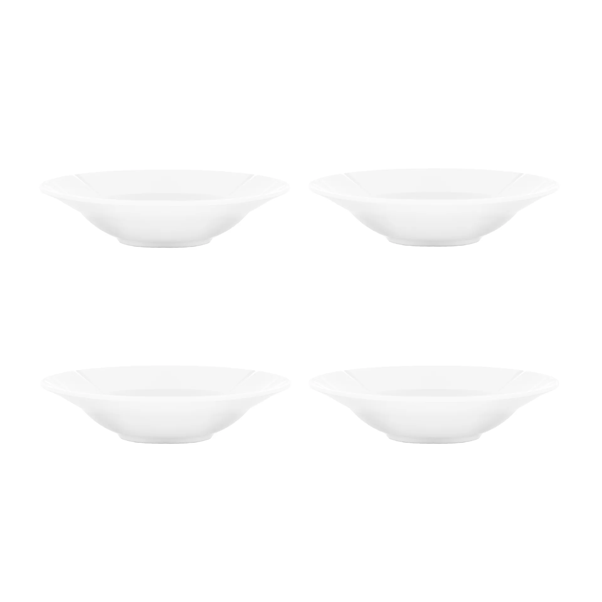 Grand Cru djup tallrik Ø25 cm 4-pack, Vit Rosendahl