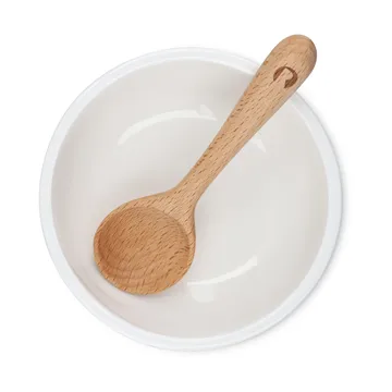 Grand Cru snackskål och sked - Vit, Ø10,5 cm - Rosendahl