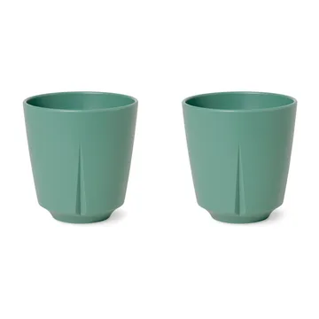 Grand Cru Take mugg 30 cl 2-pack - Dimgrön - Rosendahl