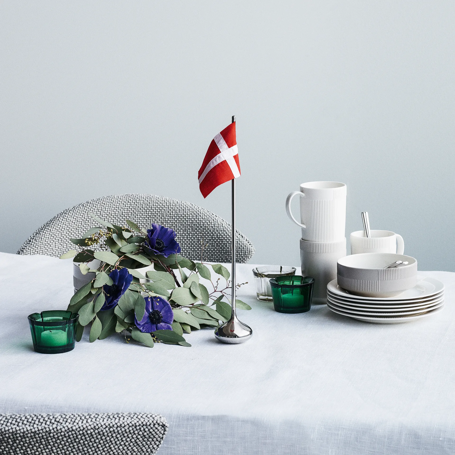 Rosendahl födelsedagsflagga, dansk Rosendahl