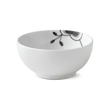 Black Fluted Mega skål - Ø 13 cm - Royal Copenhagen