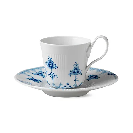Blue Elements kopp med fat, 25 cl Royal Copenhagen