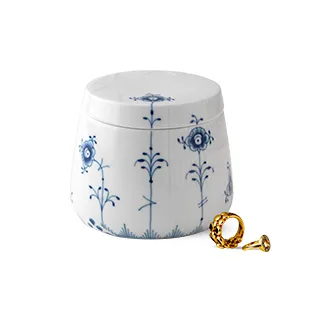 Blue Elements skål med lock - 40 cl - Royal Copenhagen