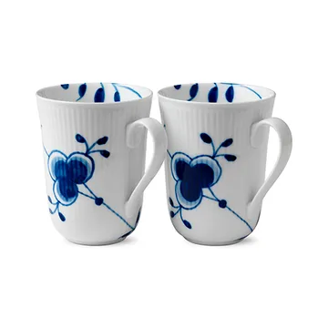 Blue Fluted Mega mugg 2-pack - 36 cl - Royal Copenhagen