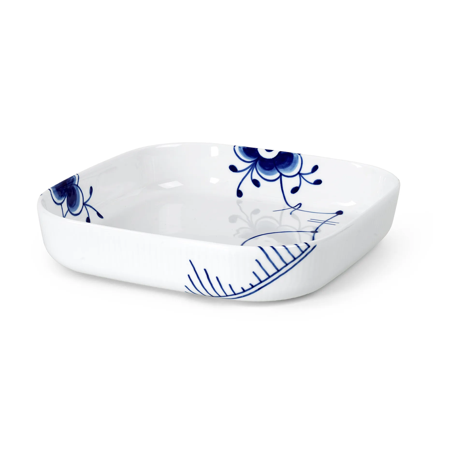 Blue Fluted Mega ugnsform fyrkantig, 25x25 cm Royal Copenhagen