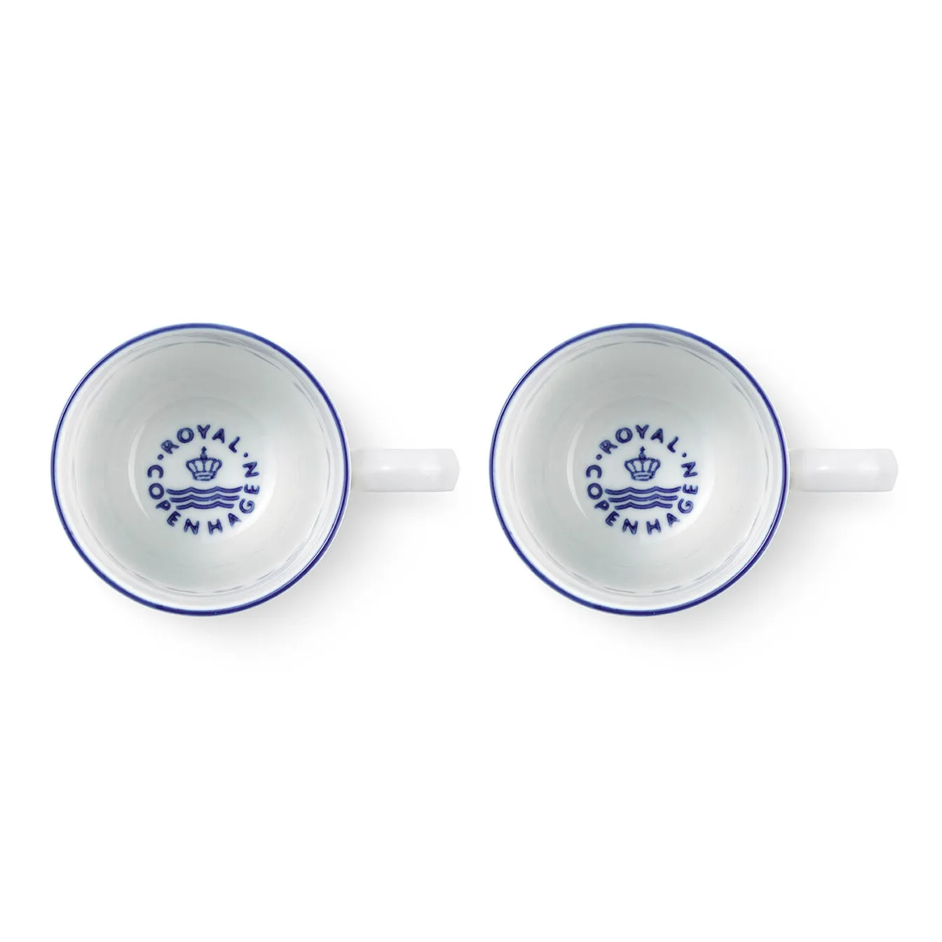 Blueline mugg 28 cl 2-pack, Vit-blå Royal Copenhagen