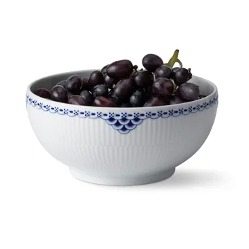 Princess skål 18 cm - Vit-blå - Royal Copenhagen