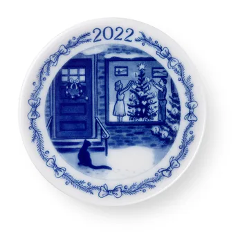 Royal Copenhagen julplakett 2022 - vit - Royal Copenhagen