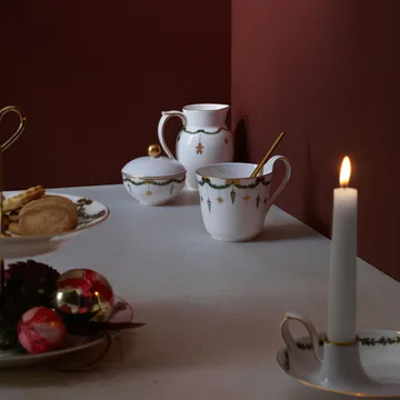 Star Fluted Christmas mjölkkanna - 39 cl - Royal Copenhagen