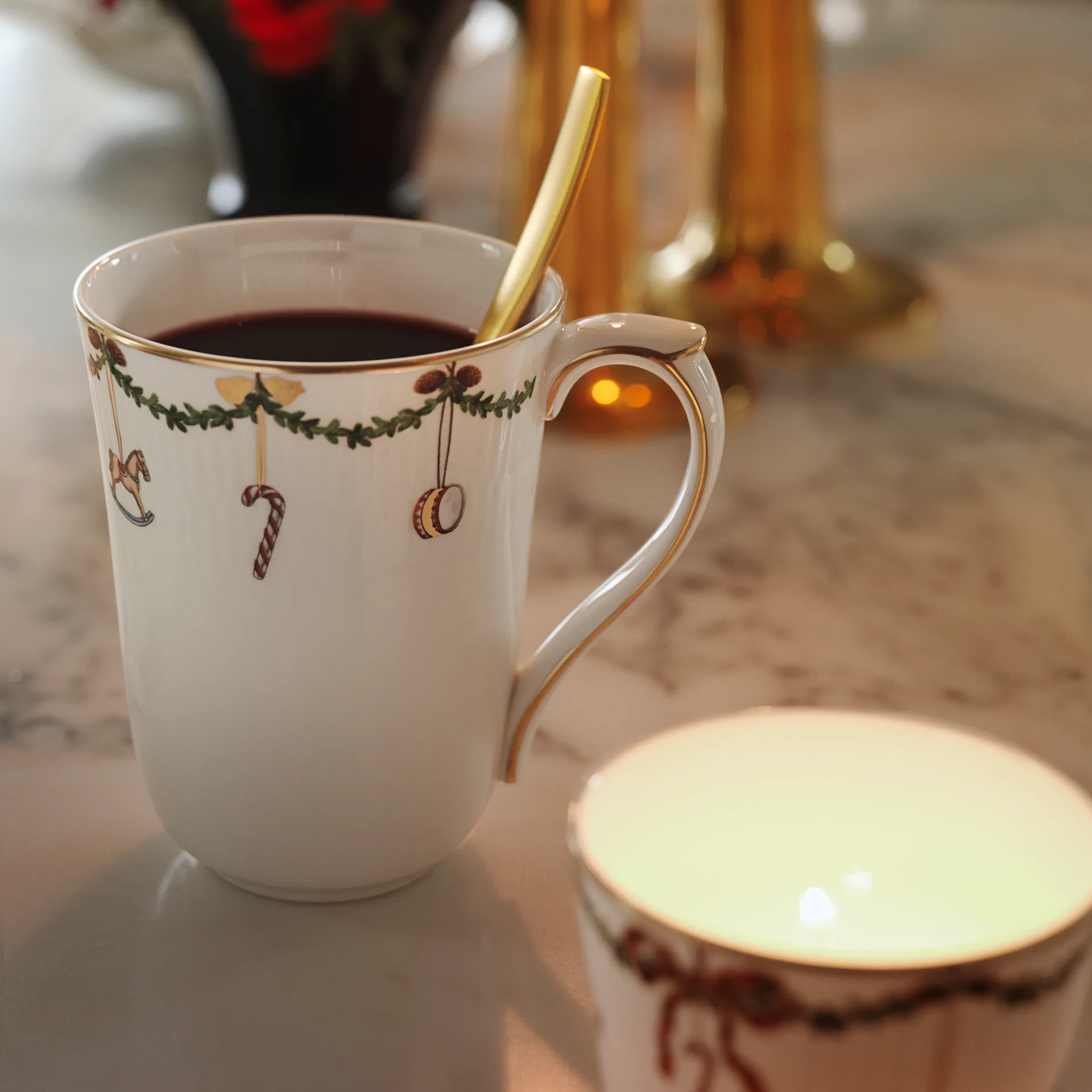 Star Fluted Christmas mugg 2-pack, 33 cl Royal Copenhagen