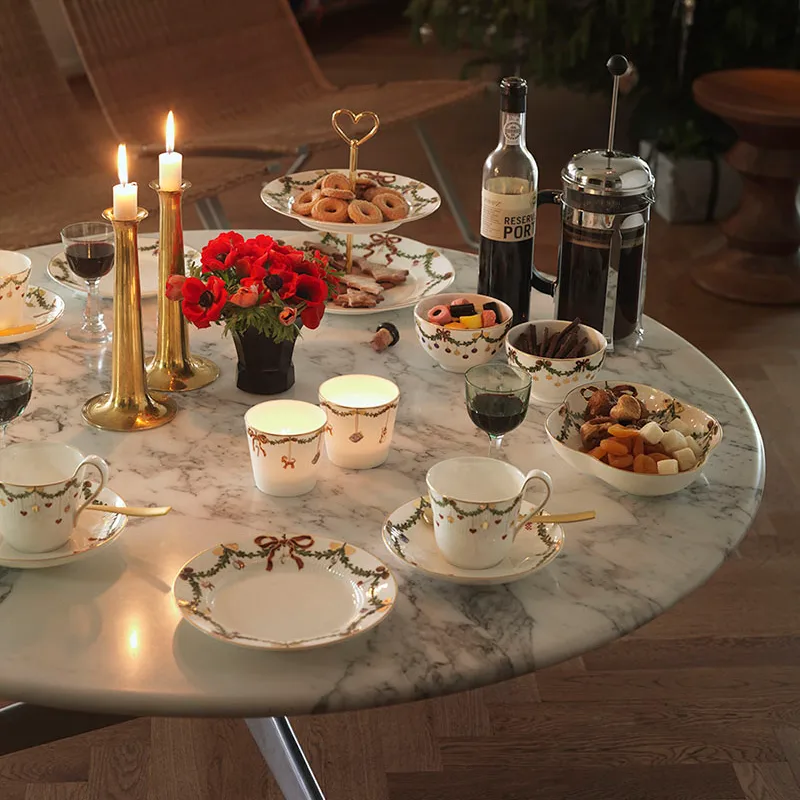 Star Fluted Christmas serveringskopp 2-pack, 30 cl Royal Copenhagen