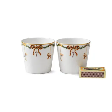 Star Fluted Christmas serveringskopp 2-pack - 30 cl - Royal Copenhagen