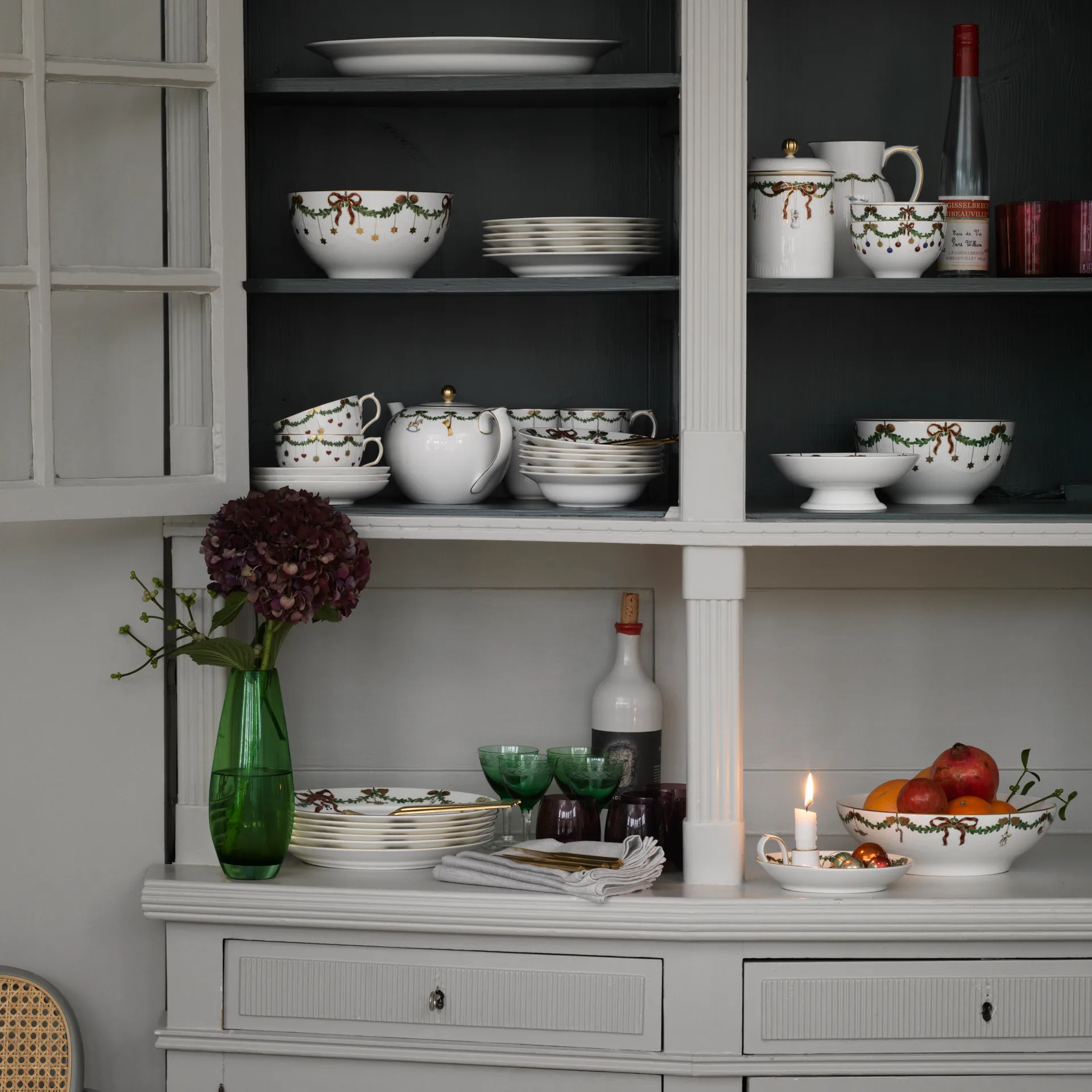 Star Fluted Christmas skål 2-pack, 30 cl Royal Copenhagen