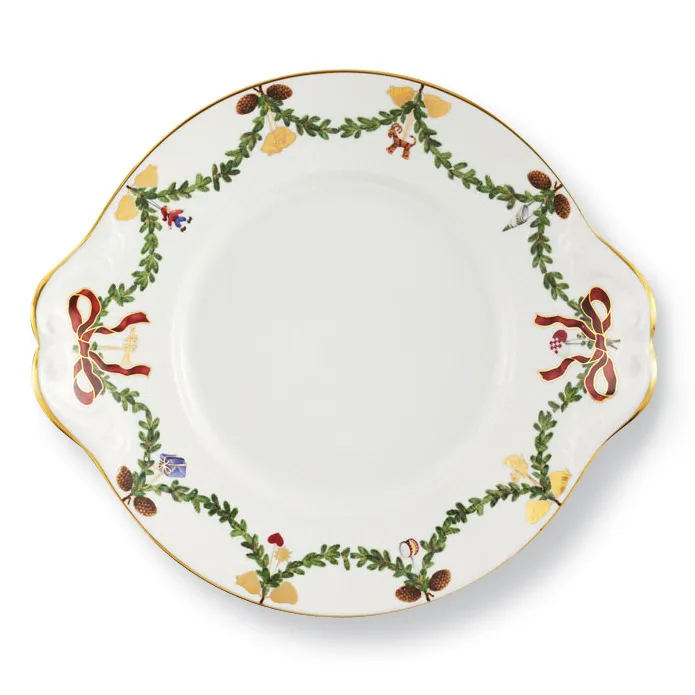 Star Fluted Christmas tallrik, 27 cm Royal Copenhagen